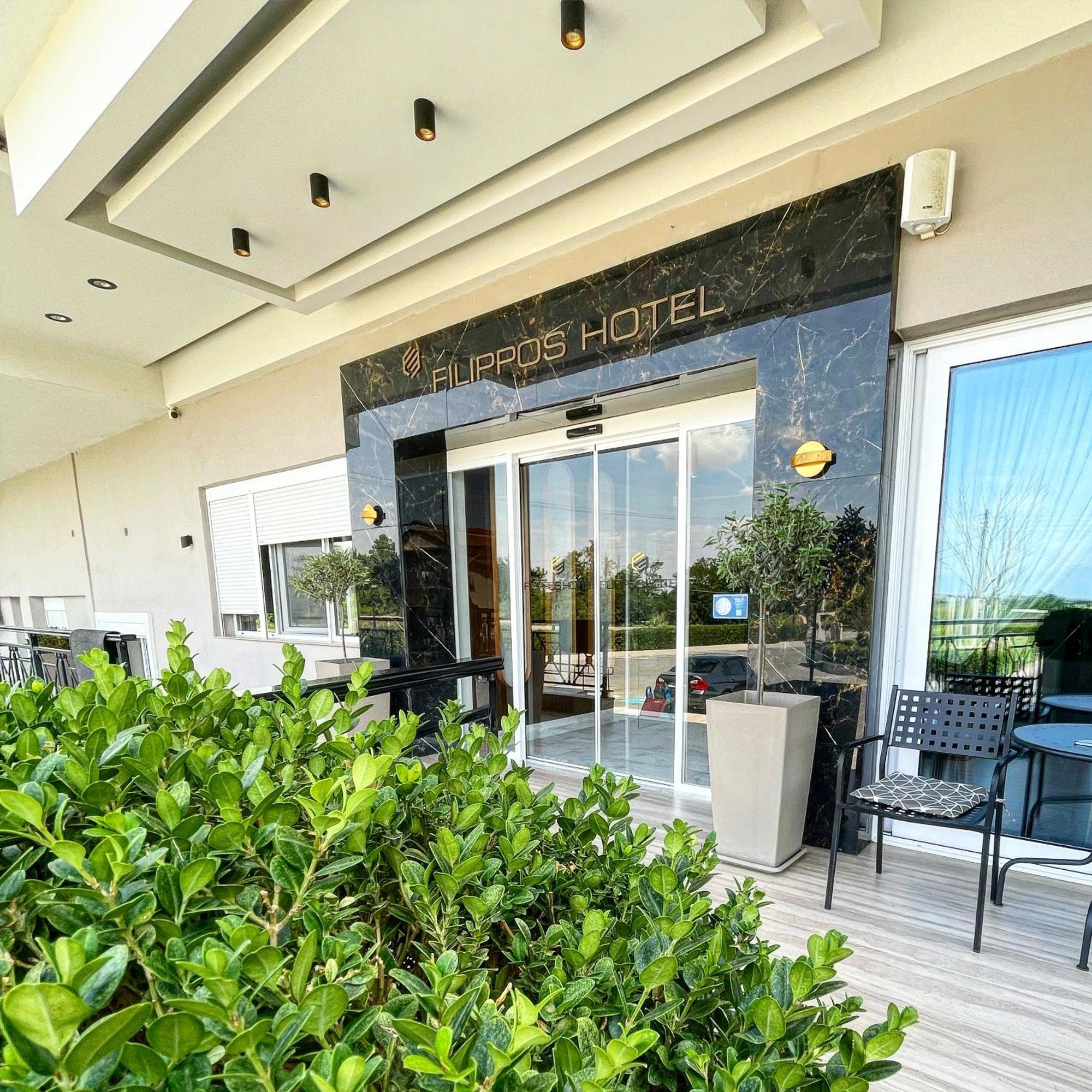Filippos Hotel Chalkidona Exterior foto